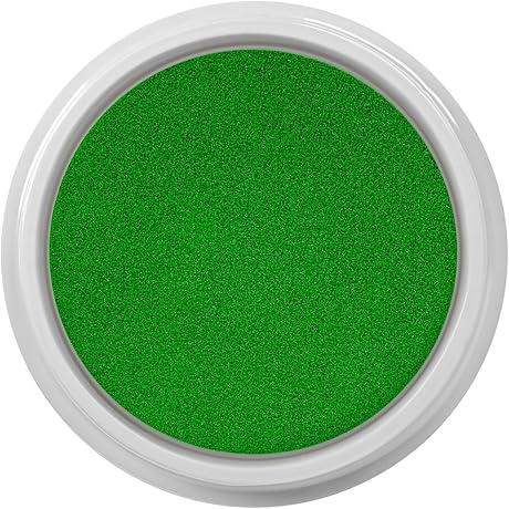 Large Washable Green Ink Pad (7'') for Kids