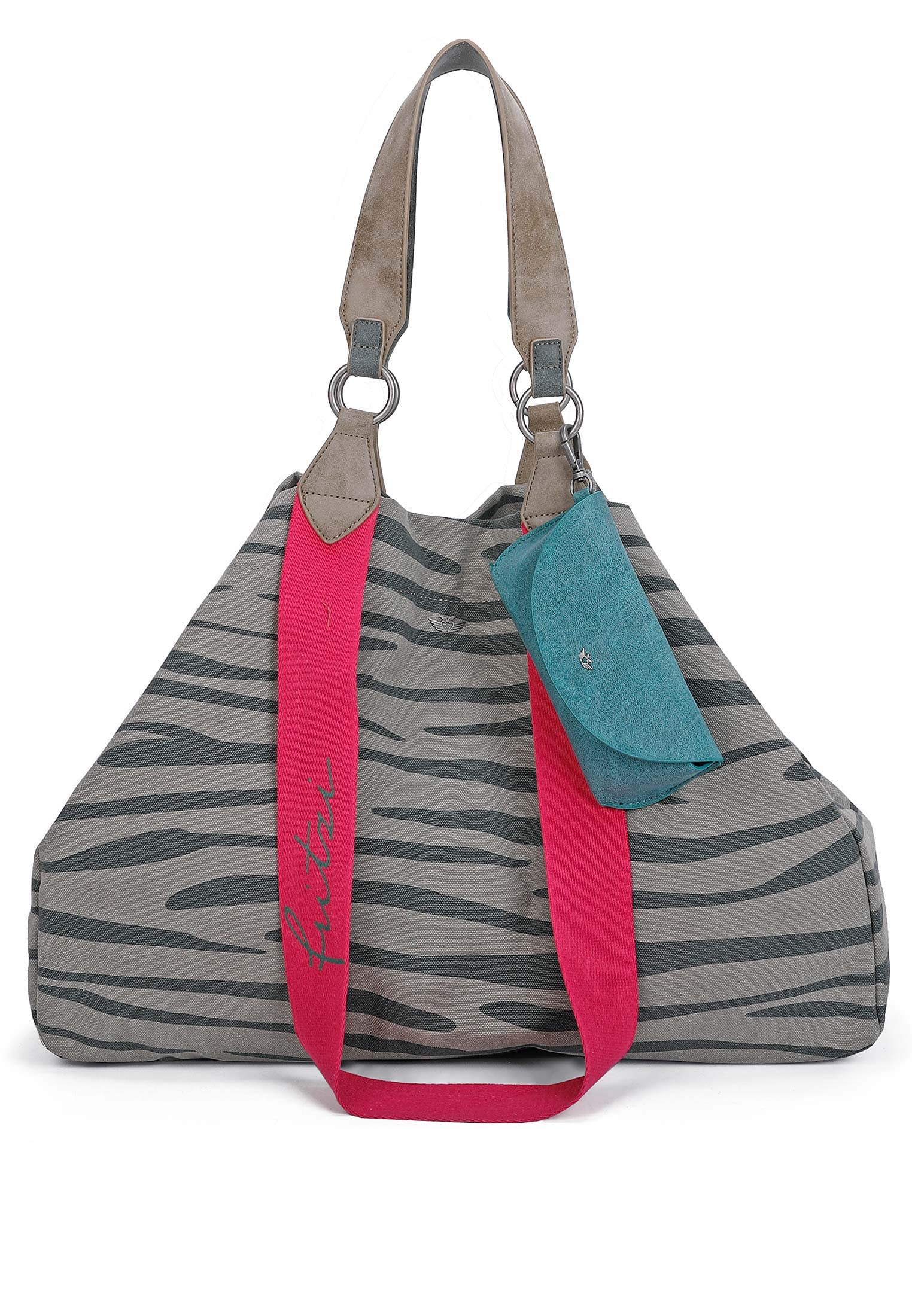 Fritzi aus Preußen Canvas Izzy Bag Zebra Wild