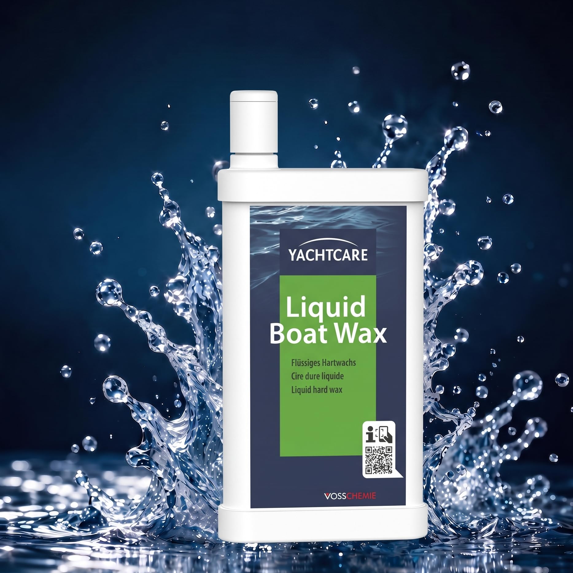 Yachtcare Liquid Boat Wax 500 ml - Flüssiges Bootswachs mit Carnaubawachs für GFK, Gelcoat & Lack, Bootsversiegelung