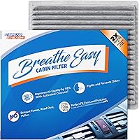 Vista 14 de Filtro de cabina AC y calefactor de defensa contra olores Breathe Easy de Spearhead, se ajusta como OEM, hasta un 25% más duradero con carbón
