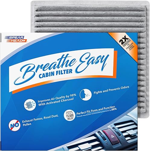 Miniatura 14 de Spearhead Odor Defense Breathe Easy - Filtro de cabina para AC y calentador Compatible con 300 2011-23, Challenger 2011-23, Charger 2011-23 como