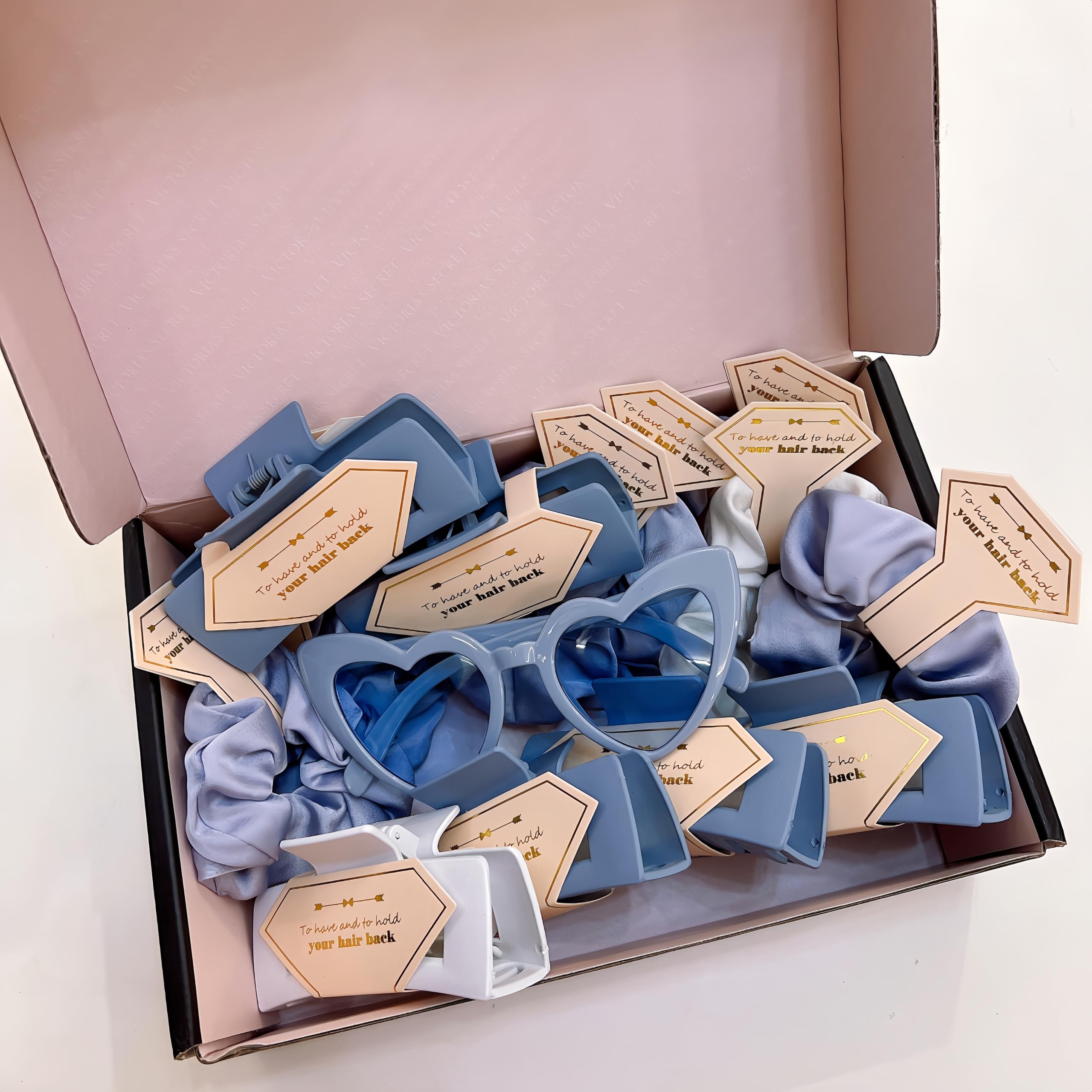 Bridesmaid Proposal Gifts 48pcs Hair Claws Scrunchies Bachelorette Party Amazon.com: Loanzeg Bridesmaid Scrunchies Proposal Gifts 4.1  main image 4