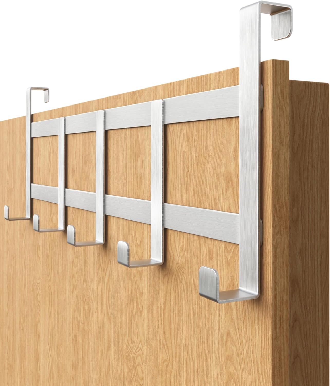 Appendiabiti Da Porta In Acciaio Inox - Ganci Salvaspazio Per Porte, Regolabile - Foto 7