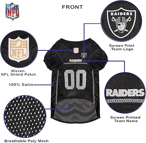 Miniatura 115 de Camiseta para perro de los Baltimore Ravens de la NFL, talla: XXL, el mejor atuendo de camiseta de fútbol americano para perros o gatos, camiseta