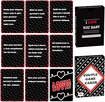 Sex Card Game for 2 Players Sex Position Gaming Cards & Spicy Sex Cards, Fun Couples Date Night Game, Bachelorette Gift Set B