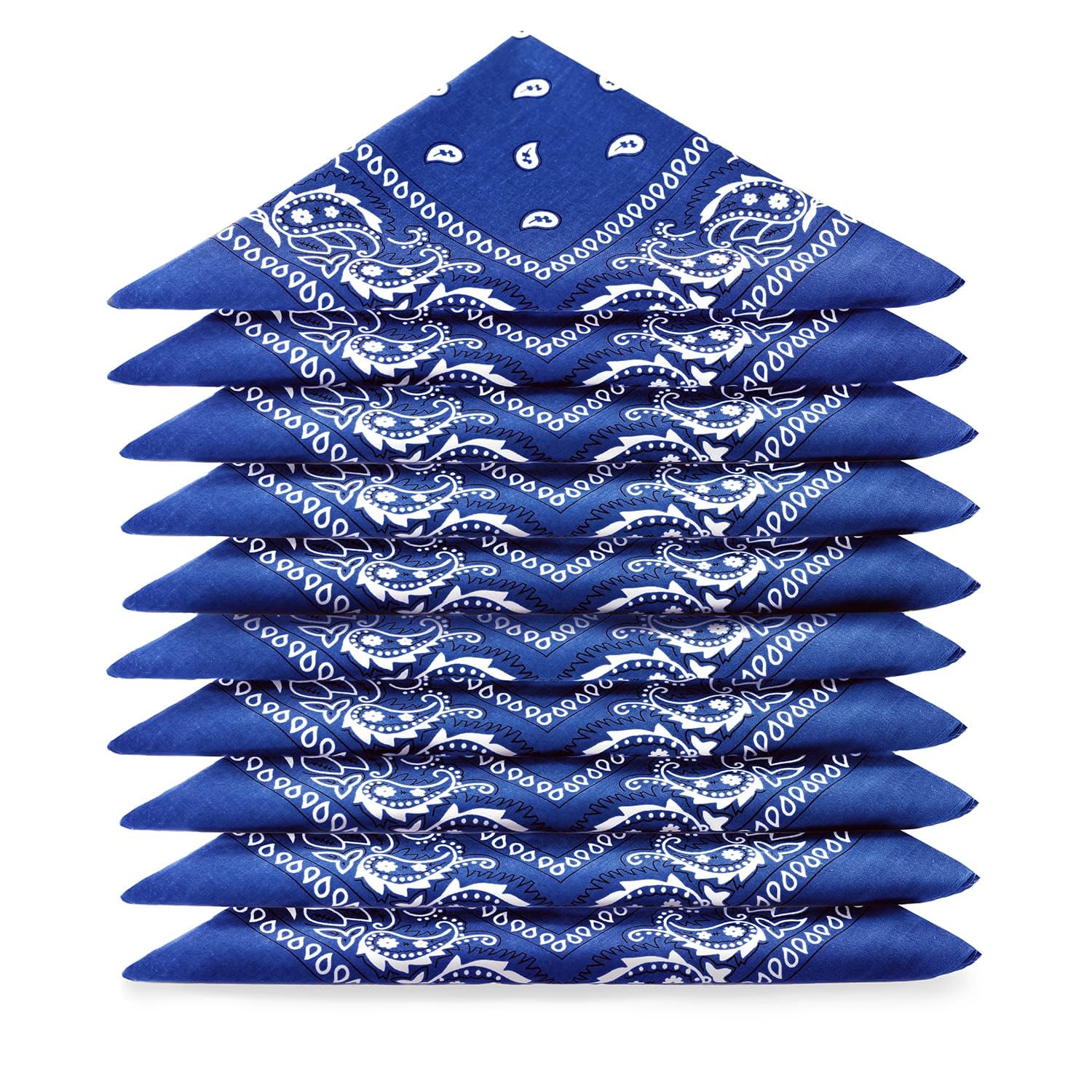 Karl Loven EL BANDANA - Lote de bandanas 100% Algodon de primera calidad Paisley Panuelo Cabeza Cuello Bufanda - Juego de 5/10/20 — view 36