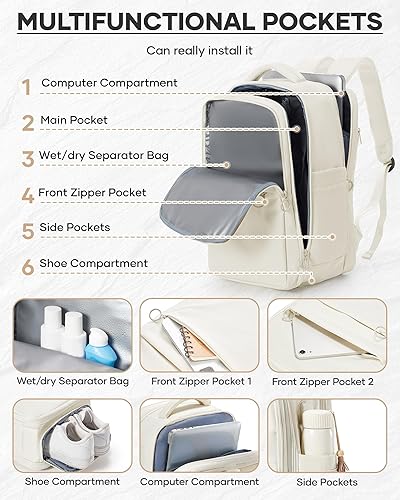 Miniatura 3 de Mochila de viaje grande al vacío con bomba,Mochilas para laptop para mujeres y hombres,Mochila de transporte,Bolsa de viaje para artículos