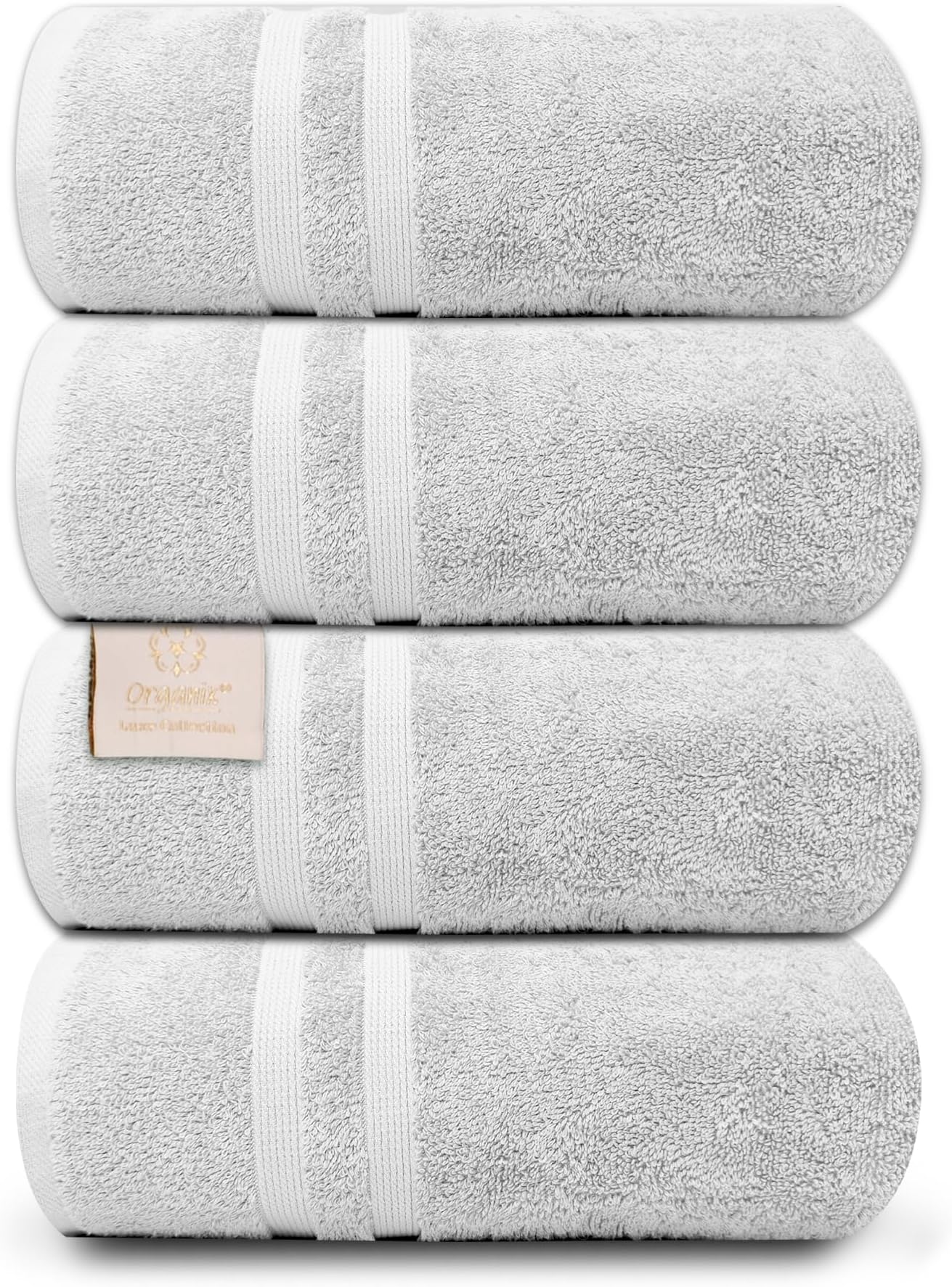 Amazon.com: Aston & Arden Egyptian Bath Towels - Pack of 2 - Oversized ...