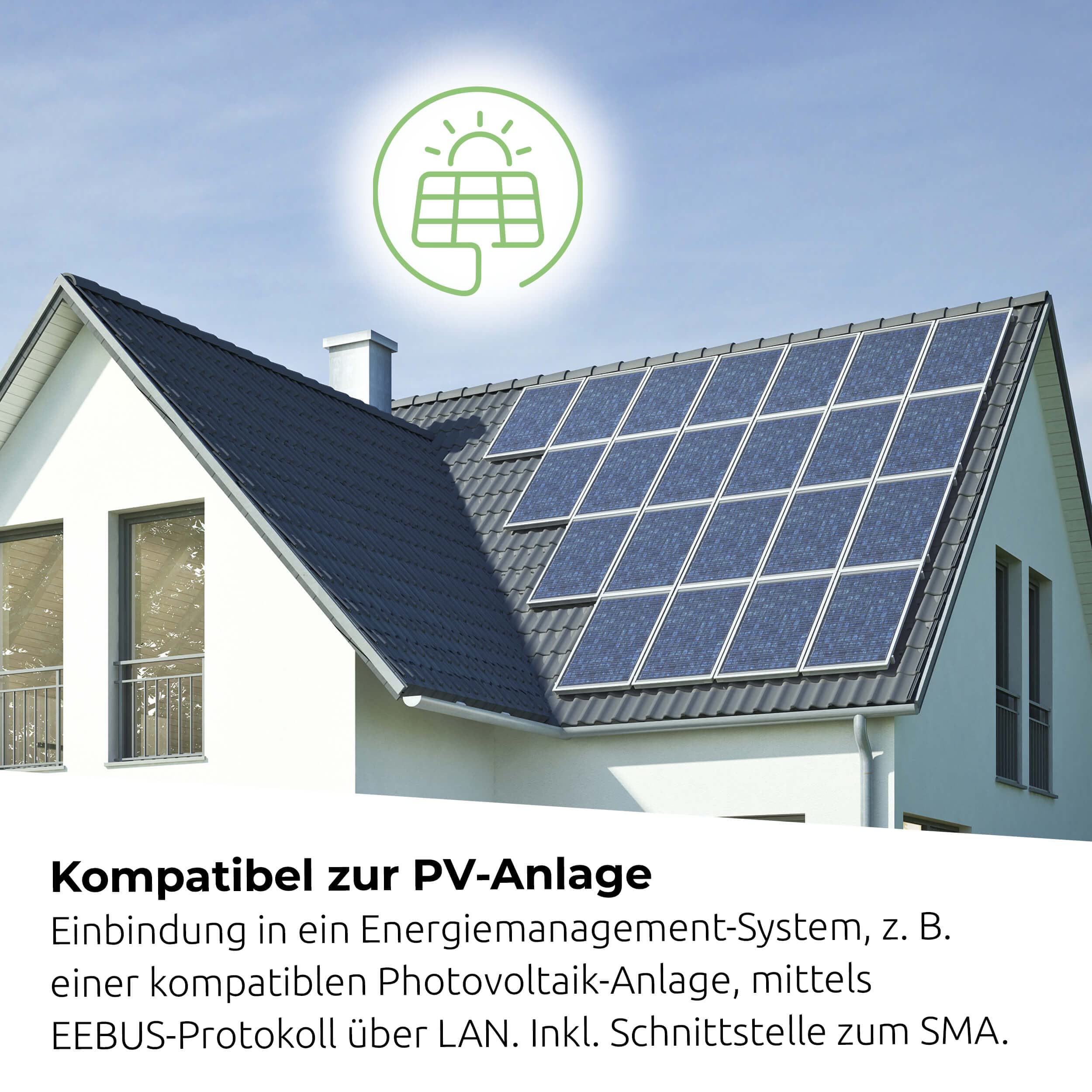 TechniSat TECHNIVOLT 1100-11kW Ladestation/Wallbox für E-Autos mit integrierter Ladesteckdose Typ 2 für schnelles Laden zu Hause, RFID-Karte, IP54, Made in Germany