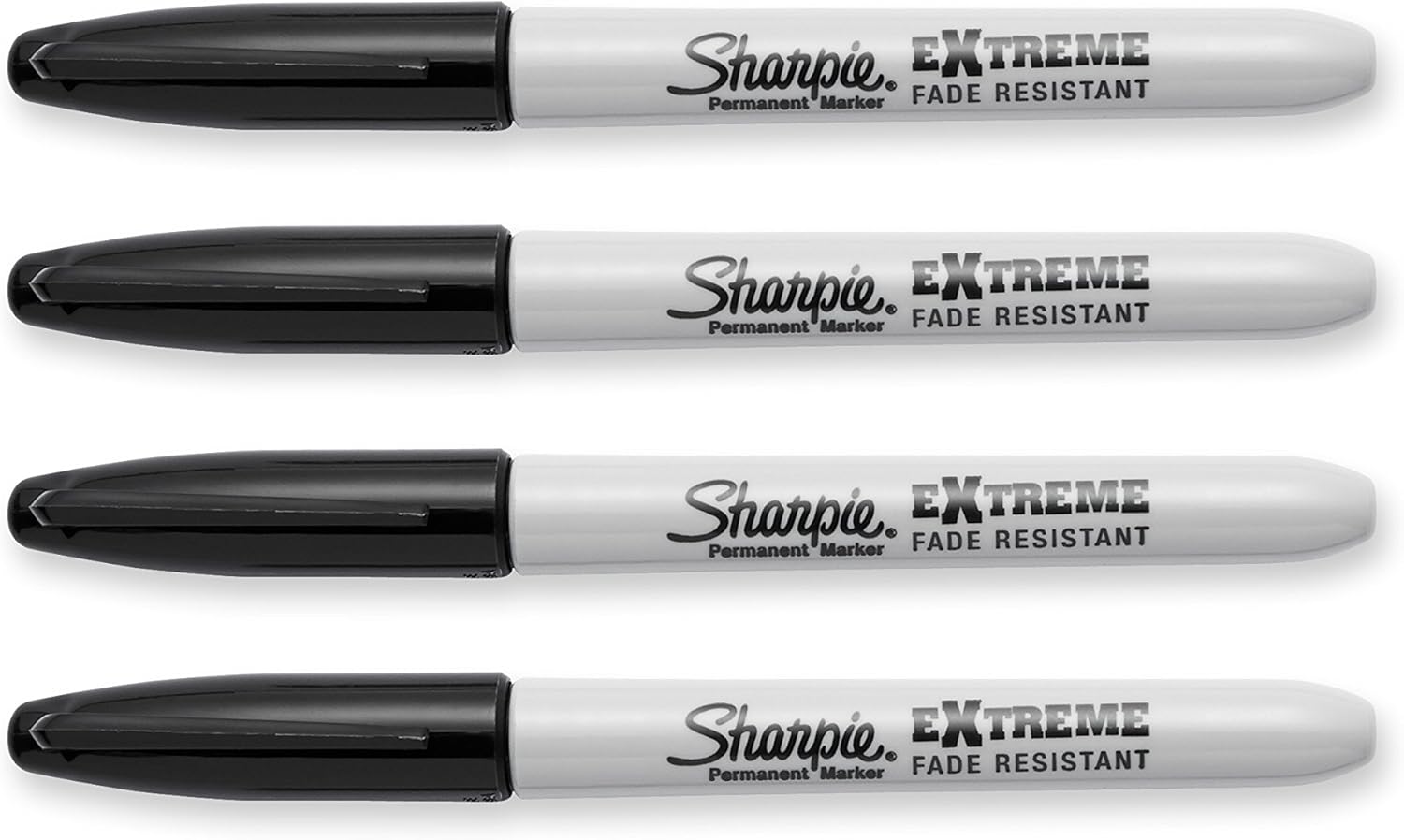 Sharpie Extreme Permanent Markers, Black, 4-Count : Office Products