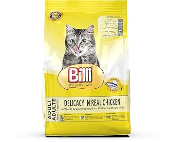 BILLI Cat Food Real Chicken ,Adult 12 month plus 1.5 Kg