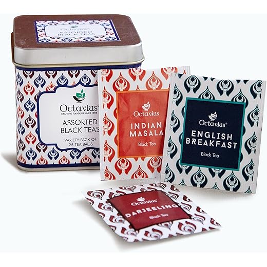 Octavius Assorted Black Tea - 25 Tea Bags