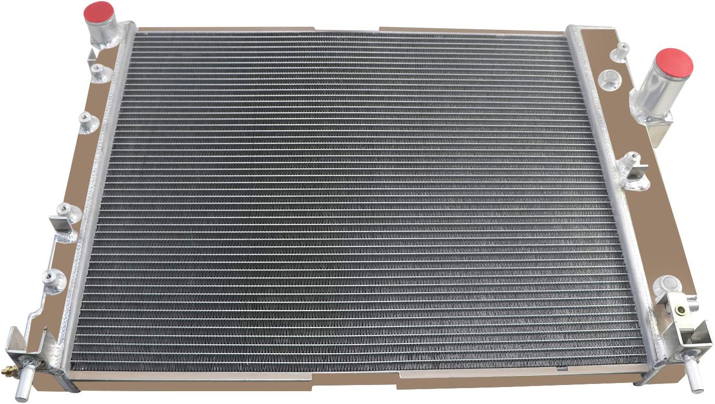 ALLOYWORKS 2 Row Core Aluminum Radiator For 2002-2004 Dodge Dakota/Durango 3.7L 3.9L 4.7L 5.2L 5.9L V6 V8