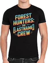 Fun Heritage Tee with Name Surname Clan Legacy Design Forest Hunters: Crew - Forest Hunters: The Crew