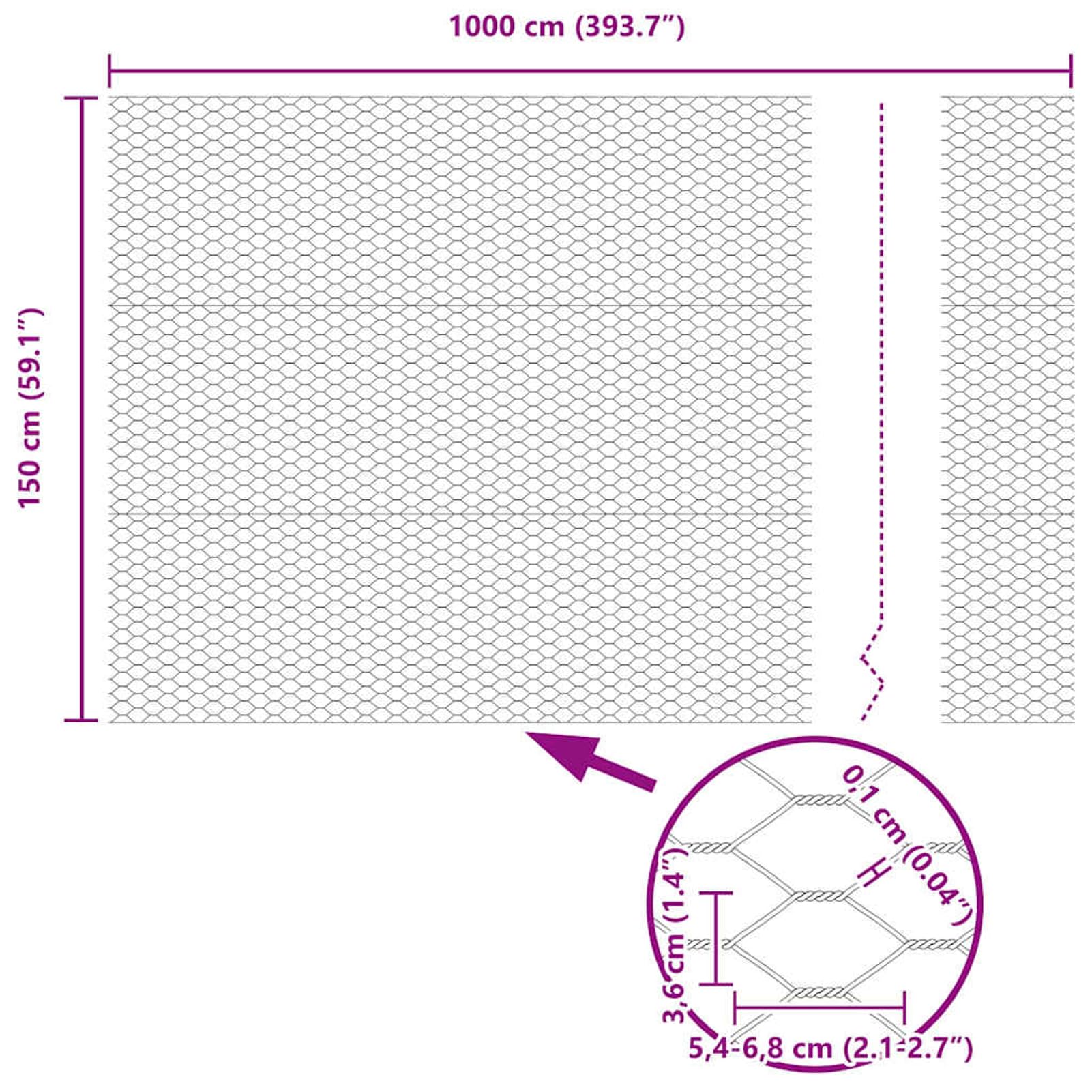 Lot de poteaux de clôture en acier argenté résistant aux intempéries, durable, 1000 x 3,2 x 150 cm, 14 piquets pour clôture de jardin extérieure