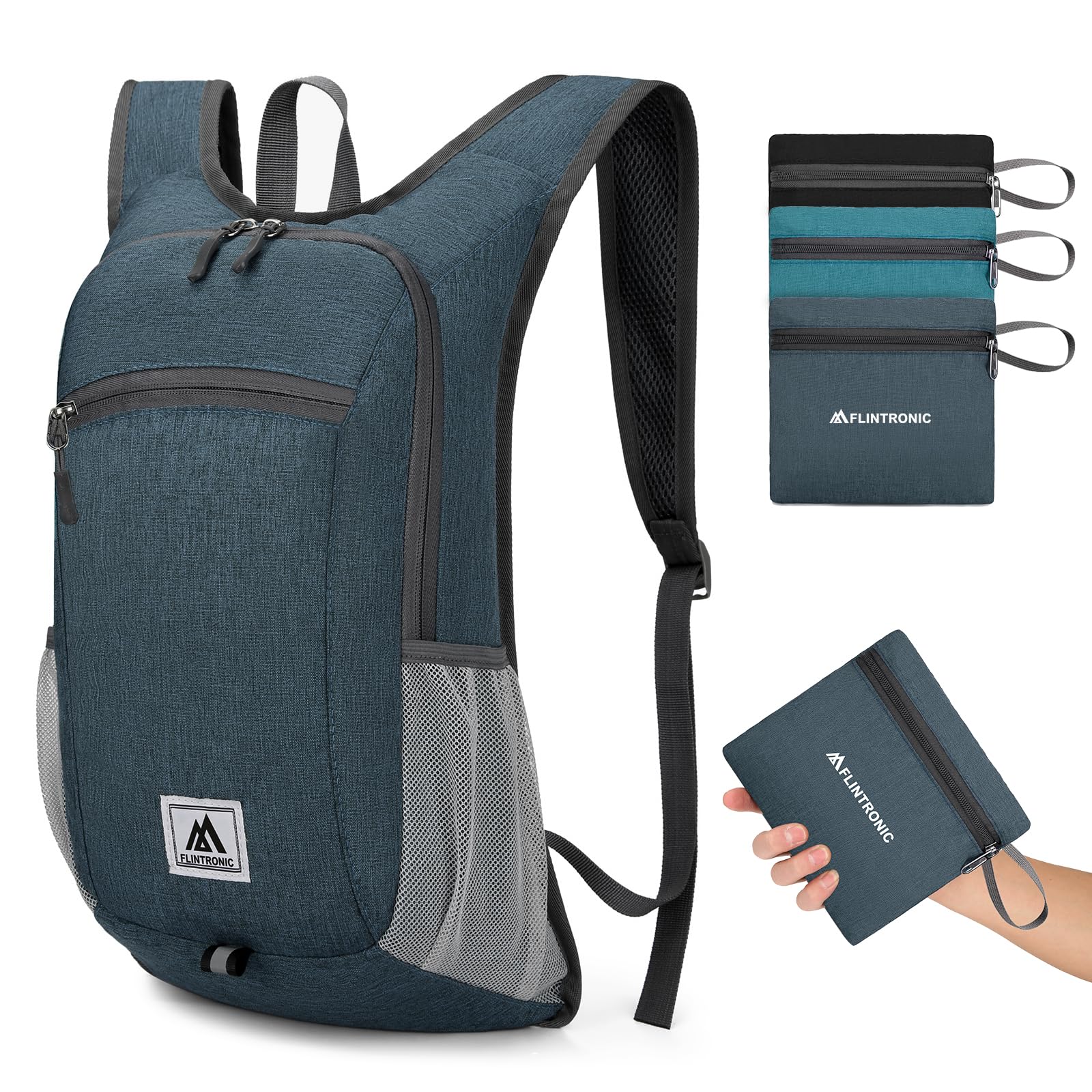 Flintronic Zaino Trekking Pieghevole 16L Ultraleggero Impermeabile per Escursionismo