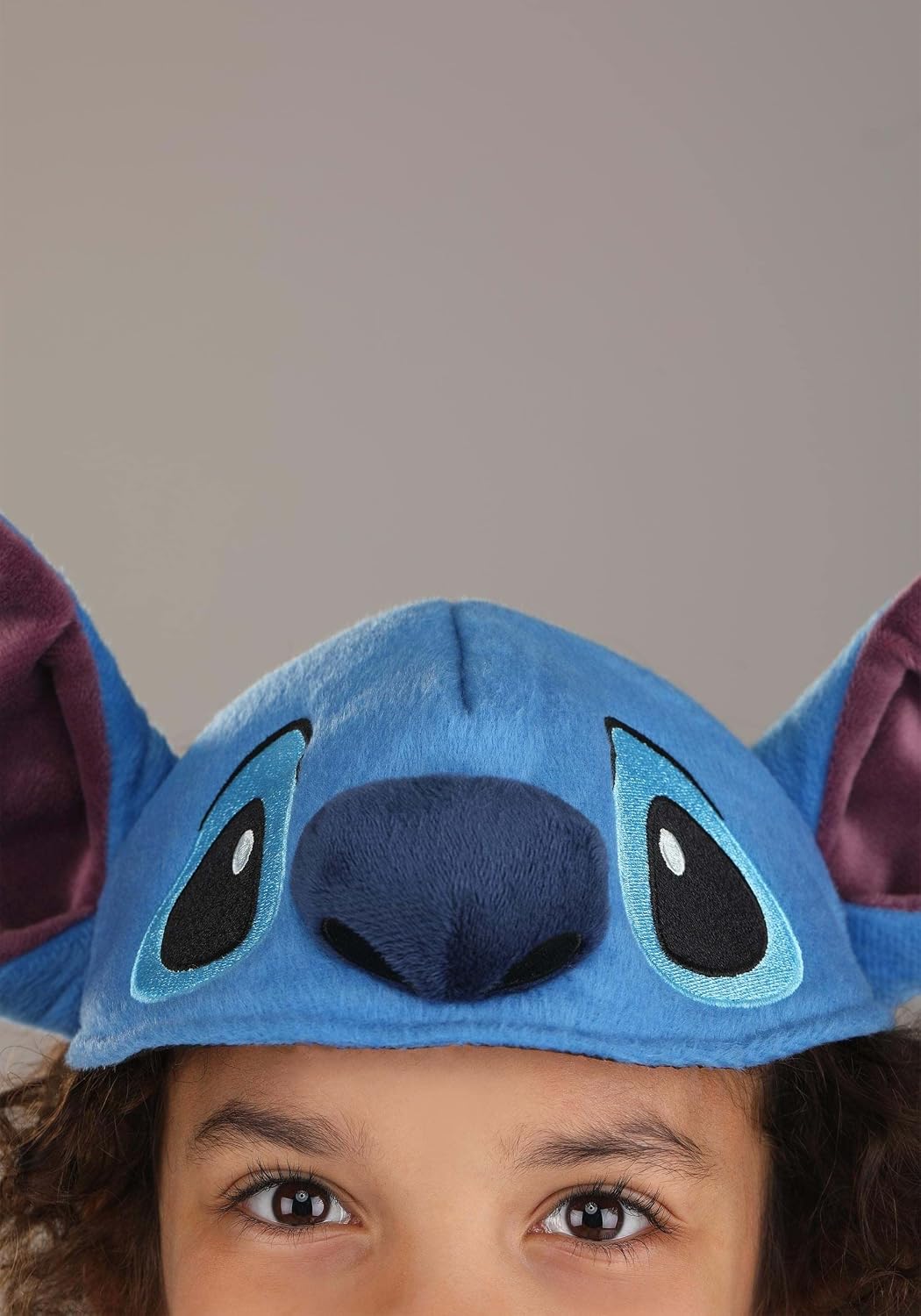 Disney Lilo & Stitch Stitch Face Headband Costume Accessory - Embroidered Eyes and Foam Ears, Officially Licensed