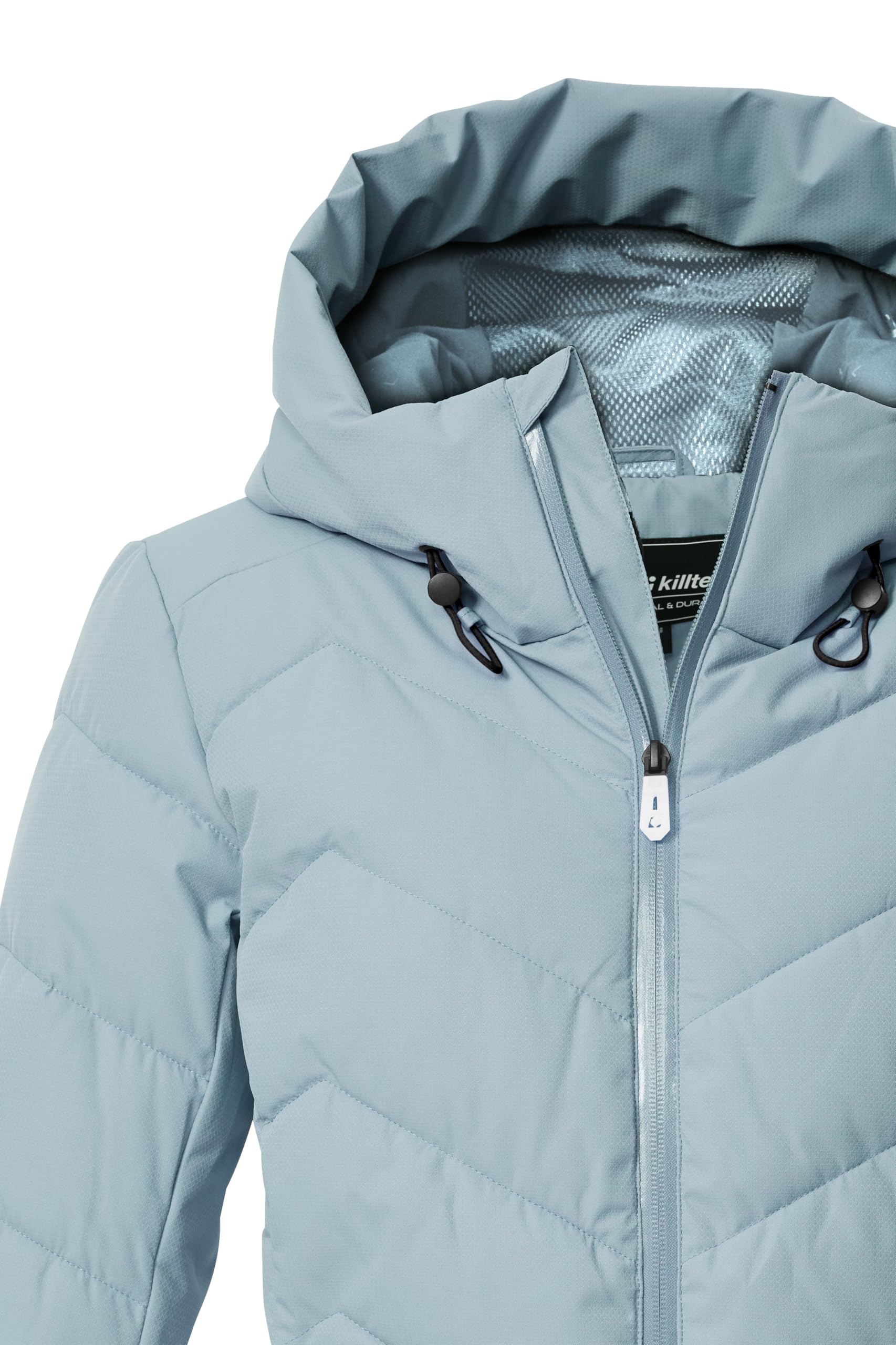 Killtec Damen Ksw 31 Wmn Ski Qltd Jckt Skijacke/Steppjacke/Funktionsjacke in Daunenoptik mit Kapuze und Schneefang