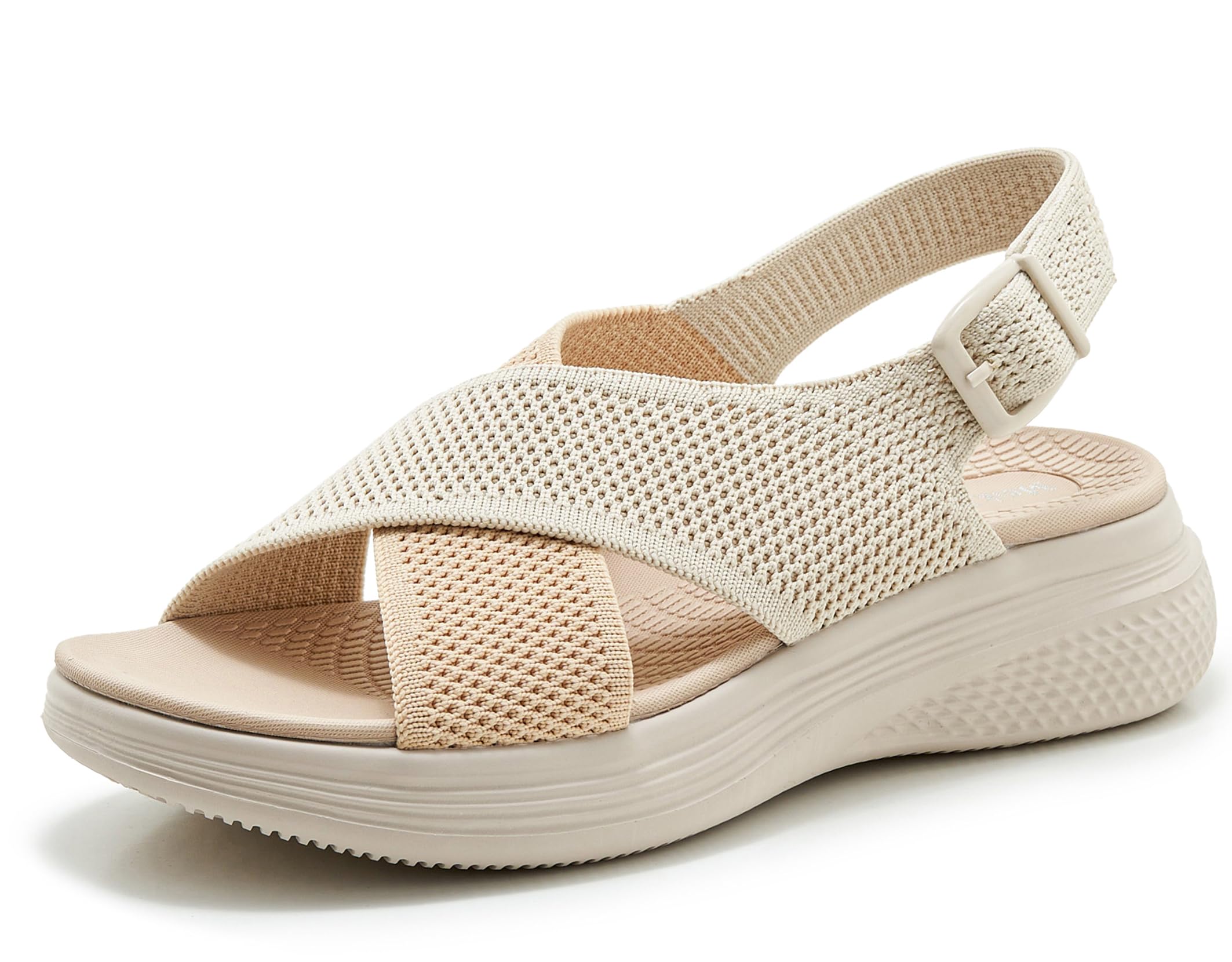 Meik Mangni Sandali Ortopedici Donna Arch Fit Scarpe Aperte Sandalo Leggera Sandali da Passeggio Piattaforma