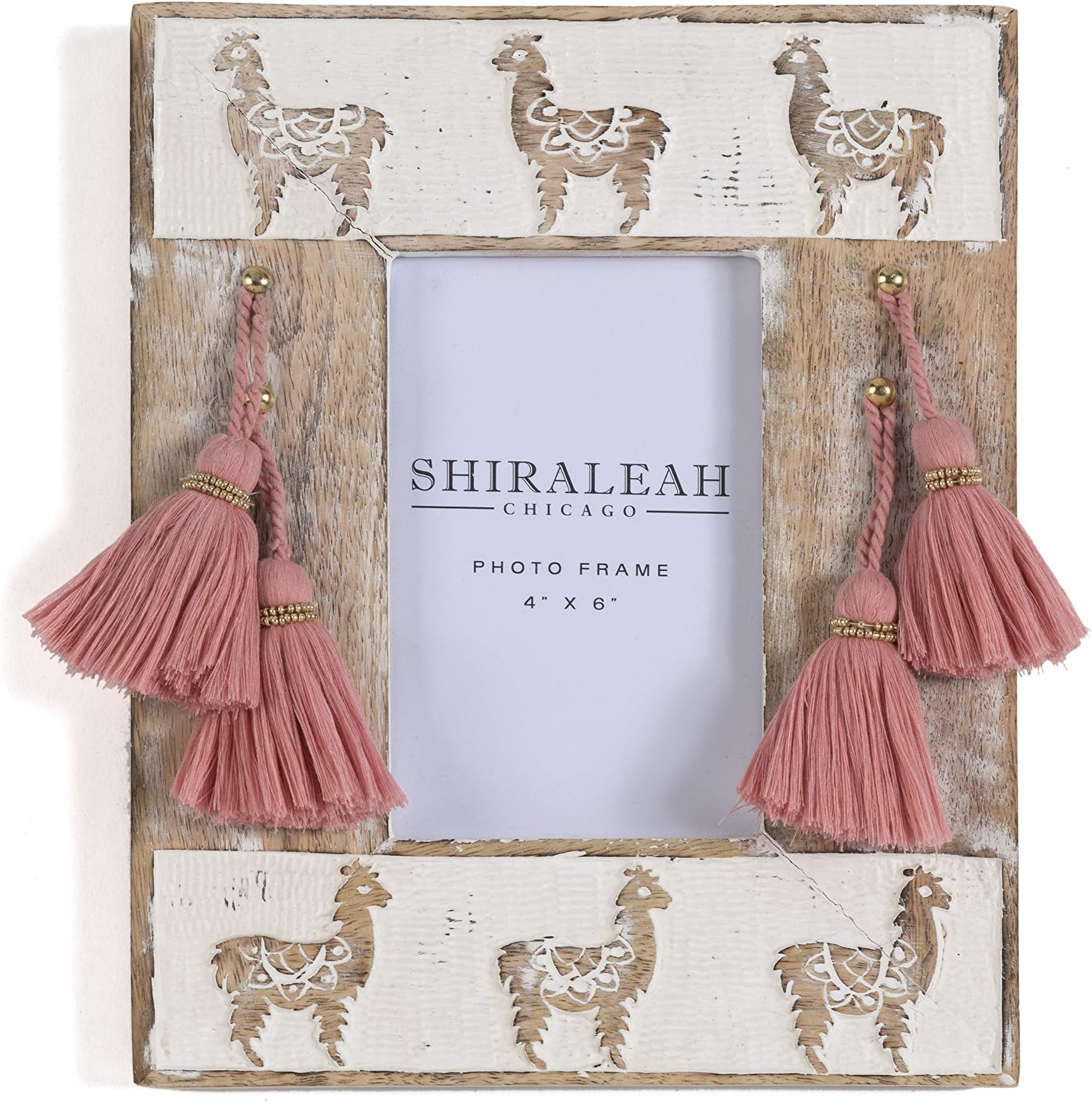 Elysium Llama 4X6 Picture Frame, Multi-colored