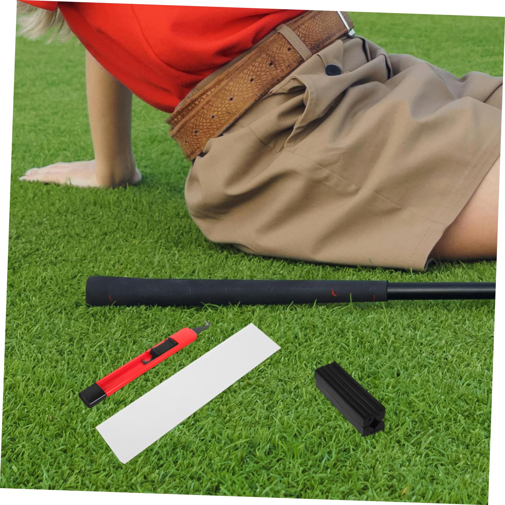 BESPORTBLE Golf Grip Kit Double Sided Tape for Regripping Easy to Use Grip Tape Tools Set for Home Practice