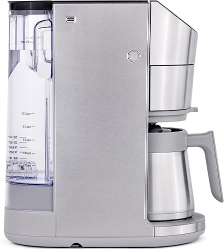 Miniatura 12 de GE Profile Smart Grind & Brew - Cafetera con depósito de agua sin vaina, depósito de agua de 90 onzas, jarra térmica de 10 tazas, control de voz