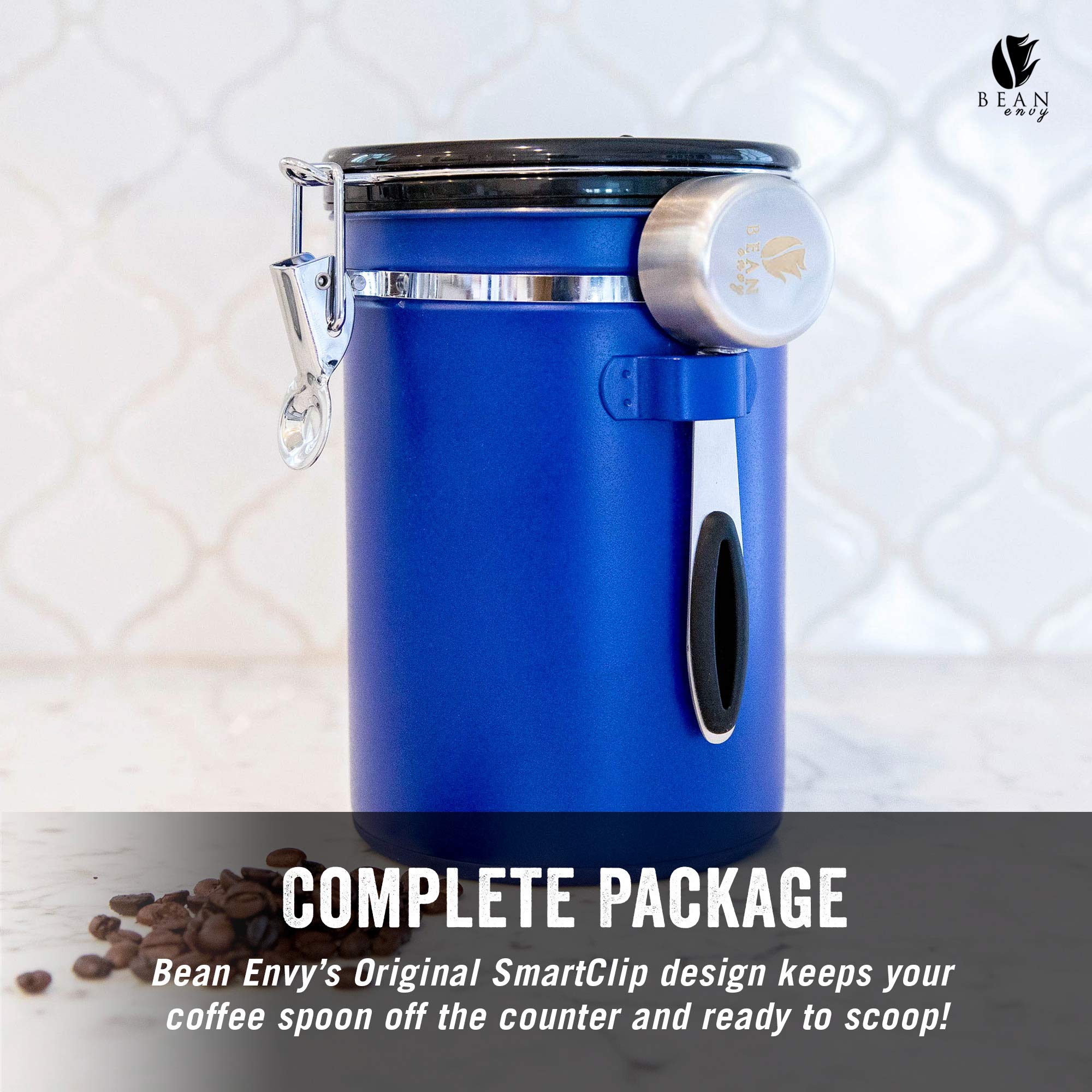 Buy Bean Envy Coffee Canister 22.5 oz Coffee Storage Container w