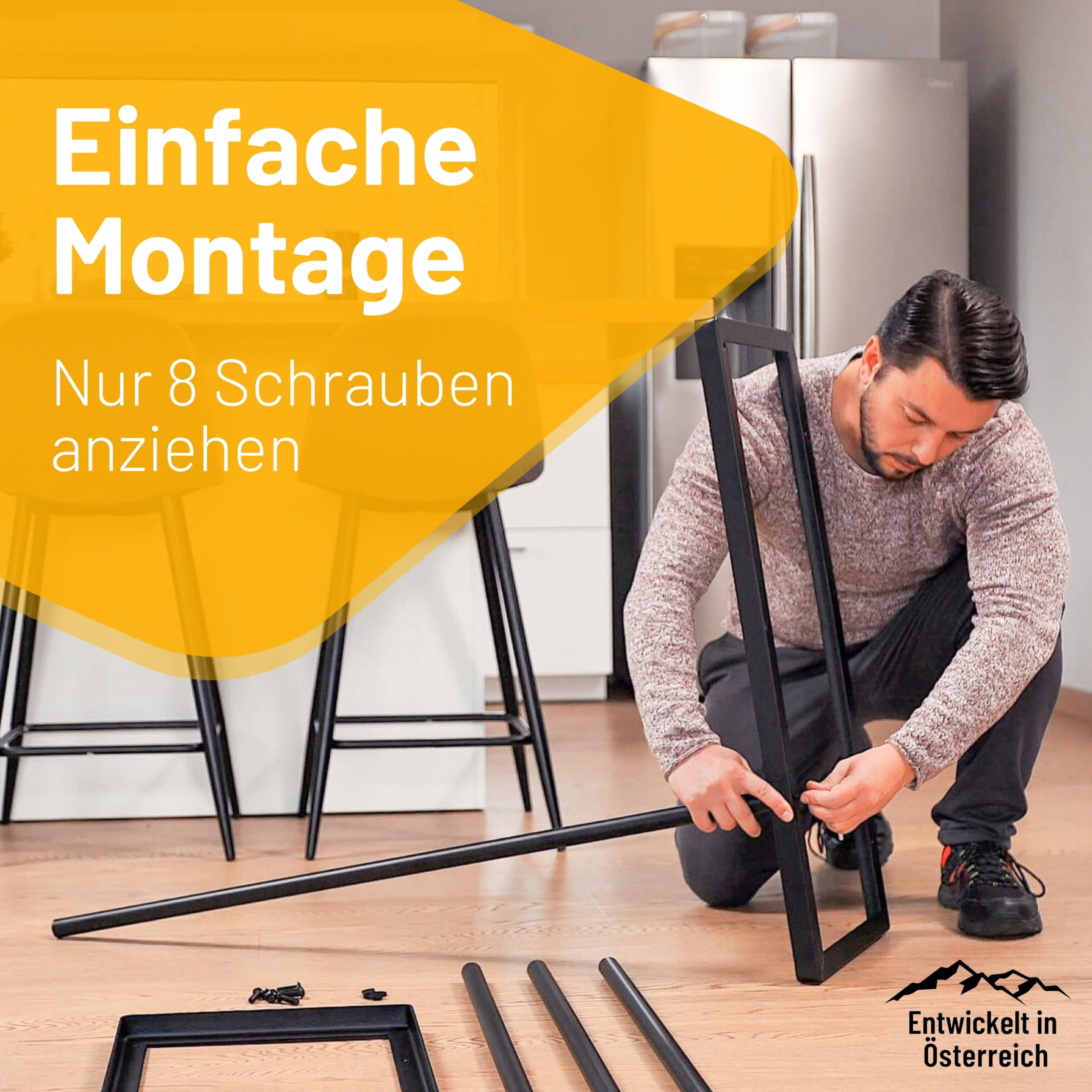 D&D Living® CRINO Getränkekistenregal 4 Kisten | Das Original Getränkeregal | maximale Stabilität und Leichter Aufbau | entwickelt in Österreich