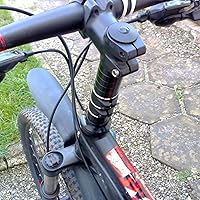 Vista 7 de Azarxis Bike Fork Stem Bicycle Extender Handlebar Riser Adaptor Aluminium Alloy Head up Adapter Flexible Easy Installation for 1-1/8 Inch 28.6 mm