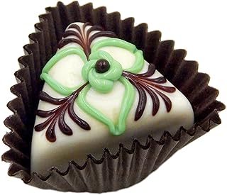 Handmade Art Glass Triangle Chocolate Sculpture Gift Home DÃ©cor (Lampwork)