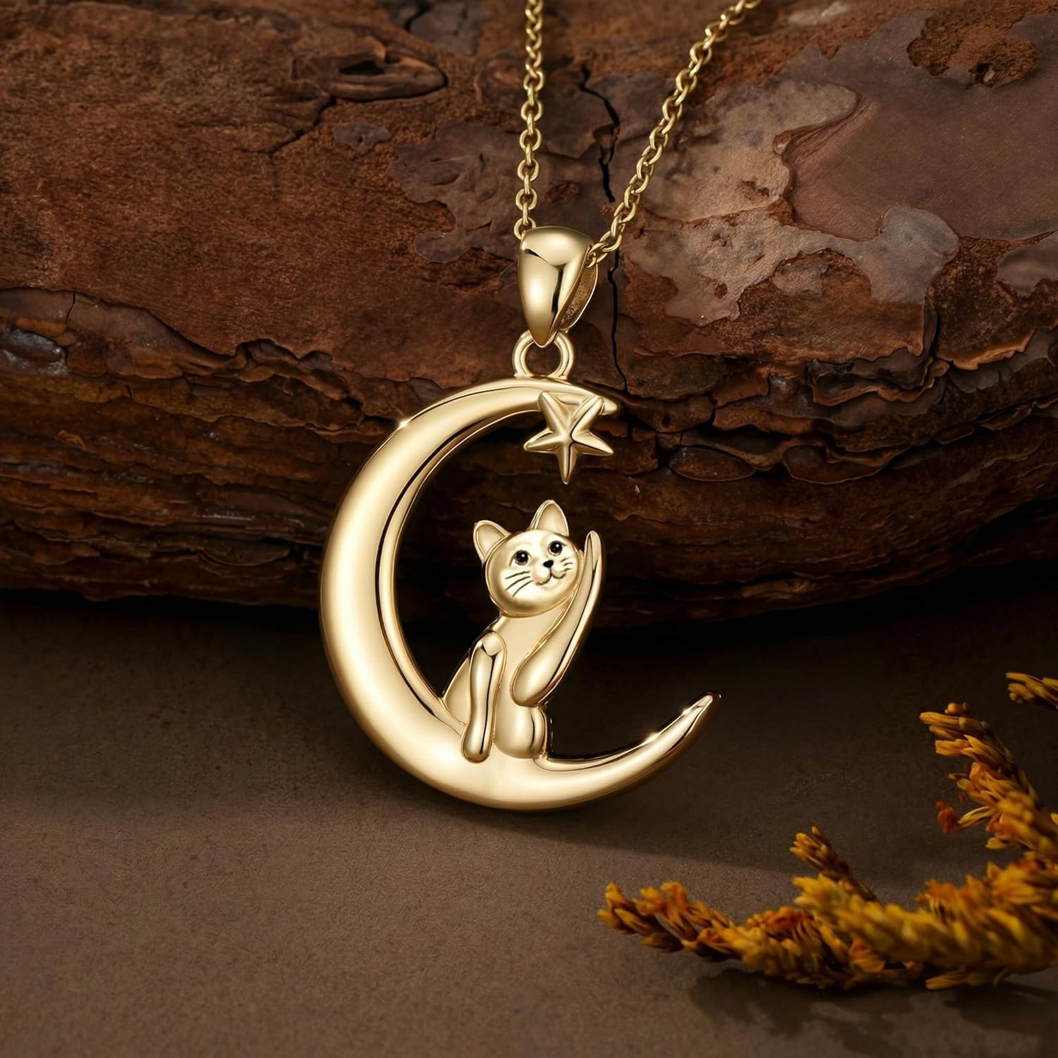 Cat/Dog/Duck/Deer/Elephant Necklace 18K Gold Plated Cute Animal Pendant Jewelry Mothers Day Gifts For Women