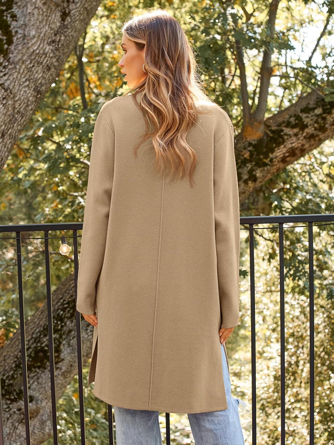 LILLUSORY Women's Long Cardigan Sweaters Oversized Fall Dressy Coatigan Jackets Trendy Knit Winter Coats - Image 5