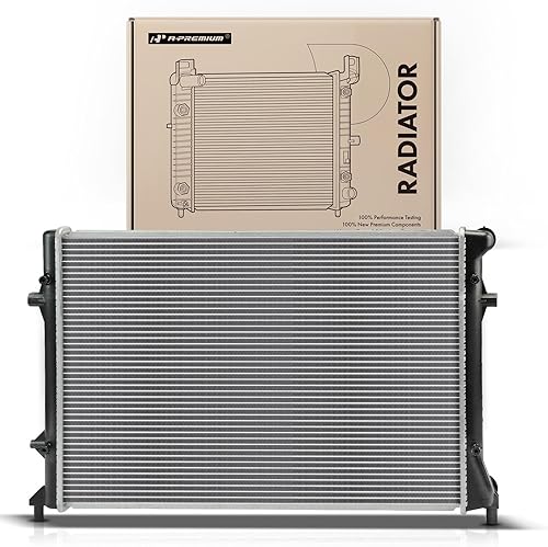 Miniatura 8 de A-Premium Conjunto de radiador de refrigerante del motor sin enfriador de aceite compatible con Volkswagen Jetta 2009-2014, Passat 2006-2009