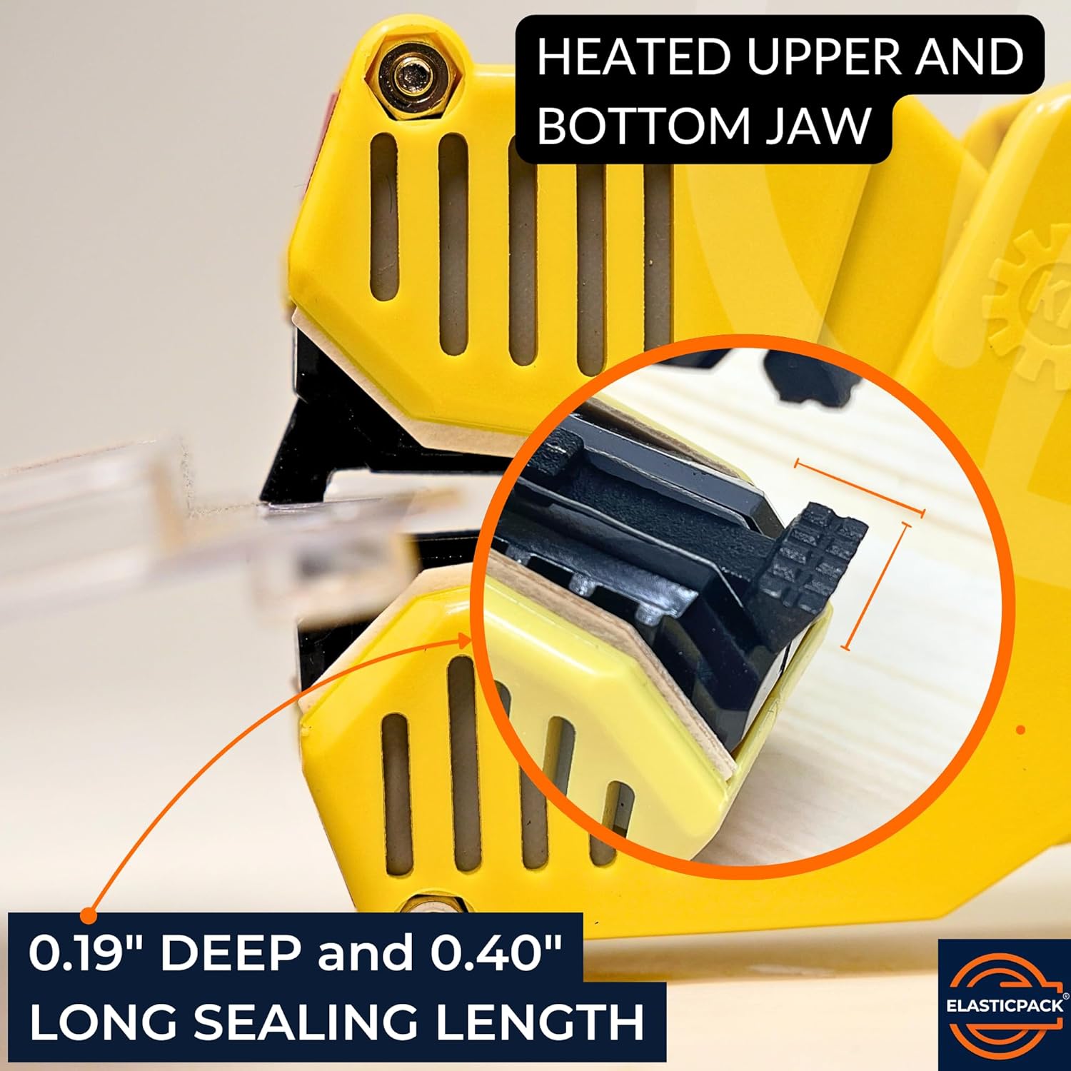 Direct Heat Clamshell Sealer - 20W Dual Temp & 110/220v - Handheld, Sealing Plastic Clamshell, Blister Package & Food Container – Serrated Weld, Industrial, Hobby, Retail Anti-Theft