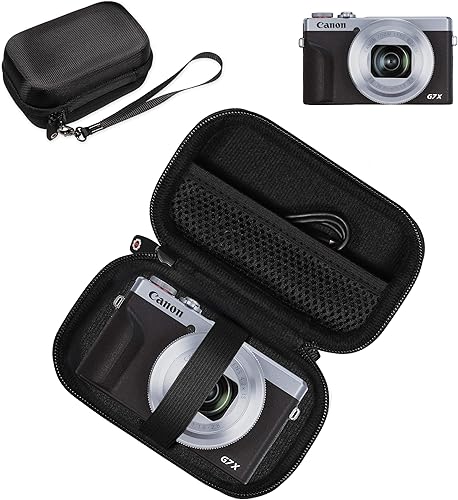 GETGEAR Funda para Canon PowerShot G7X Mark III, G7 X Mark II Sony RX100 VII Premium, RX100 III, RX100VA, RX100 VI, Panasonic LUMIX ZS100, DC-ZS70K,