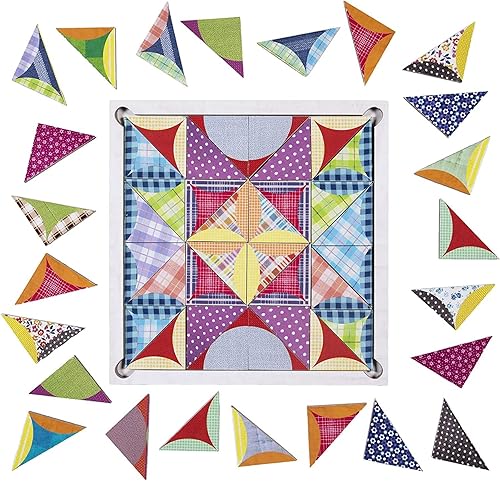 Miniatura 2 de eeBoo Azulejos con patrón de retazos, fomenta el juego abierto y creativo, una actividad exploratoria, permite a los niños pensar creativamente,