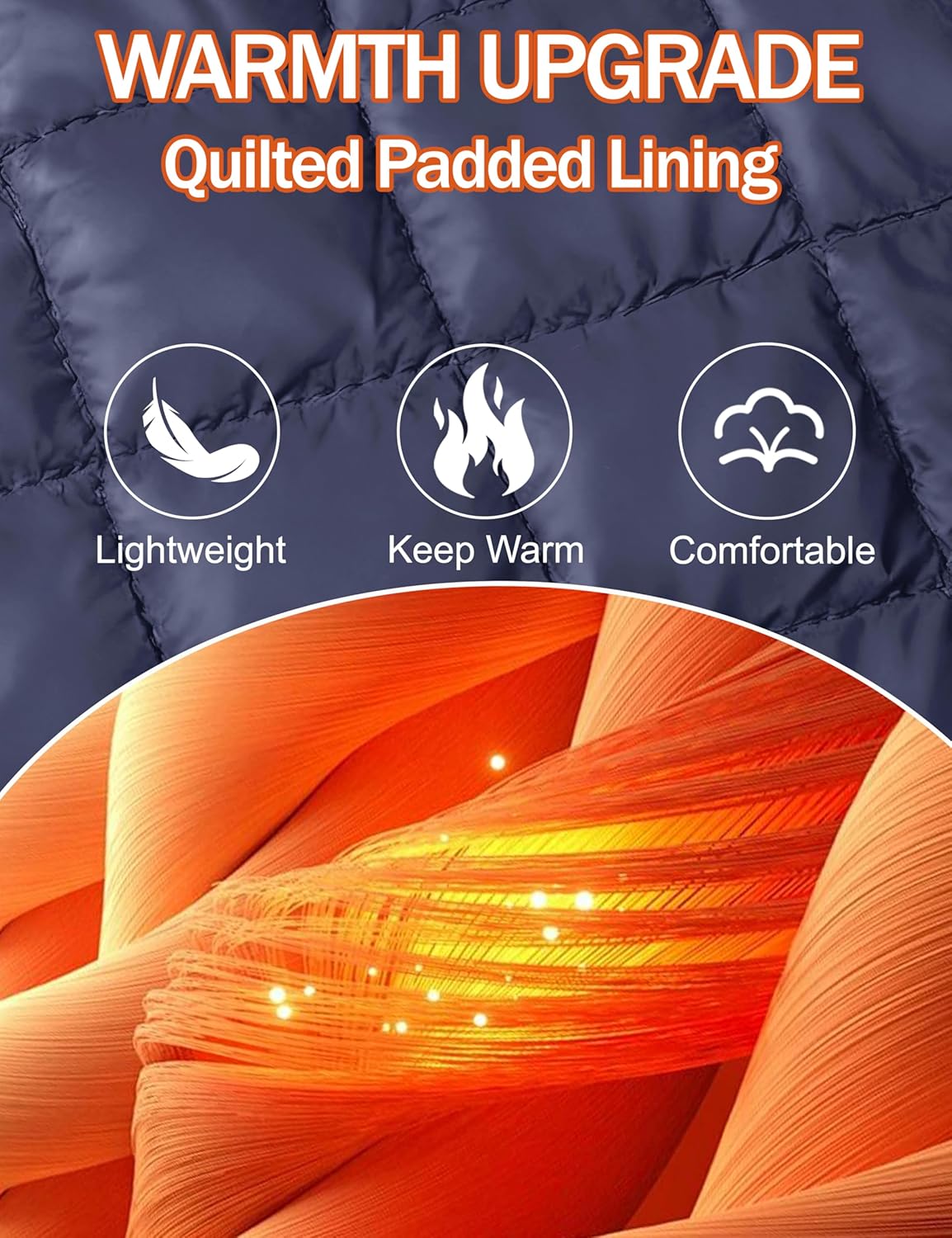 MAGNIVIT Men's Winter Bomber Jacket Windproof Warm Full Zipper Outer Wear Casual Flight Jacket Coat with Pockets - Image 3