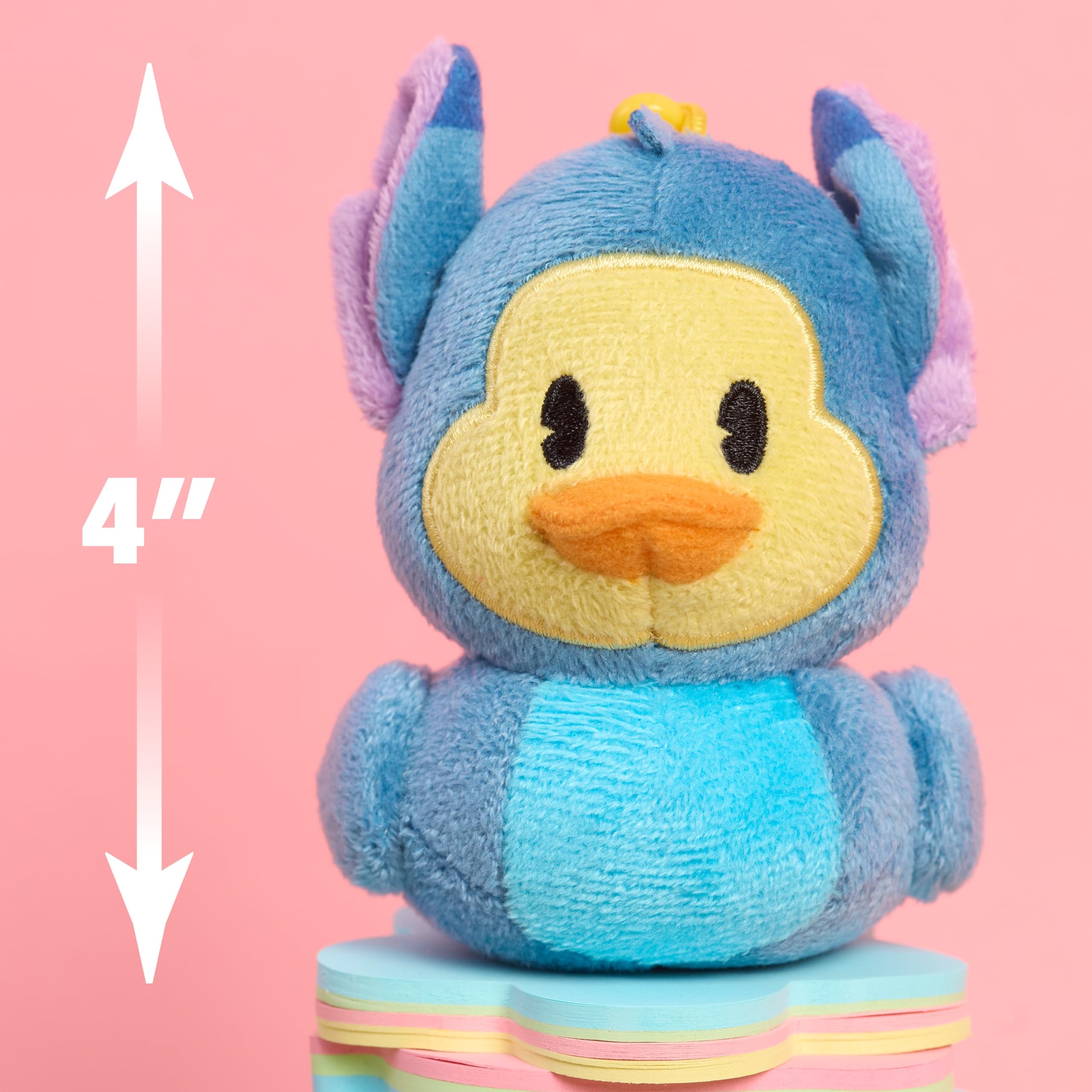Disney Duckalooz - Paquete combinado de puntada de felpa con clip, Stitch