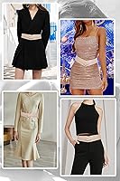 Vista 22 de TeeYee Cinturones de cuero elásticos renacentistas cintura elástica retro cinturón vintage moda medieval cinturón gancho cinturón Negro