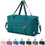 Narwey Personal Item Travel Bag Airplane, Small Travel Duffle Bag, Underseat Carry on Luggage for Airplanes, Gym Bag Weekender Overnight Hospital Bags for Women and Men 25L (Navy Blue)