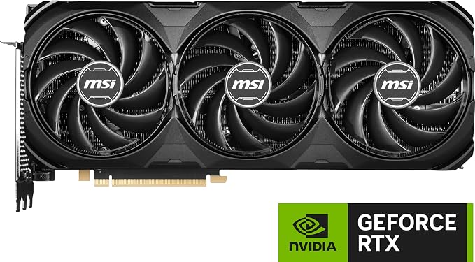 MSI GeForce RTX 4070 Ti Super 16G Ventus 3X Black OC miniatura 2