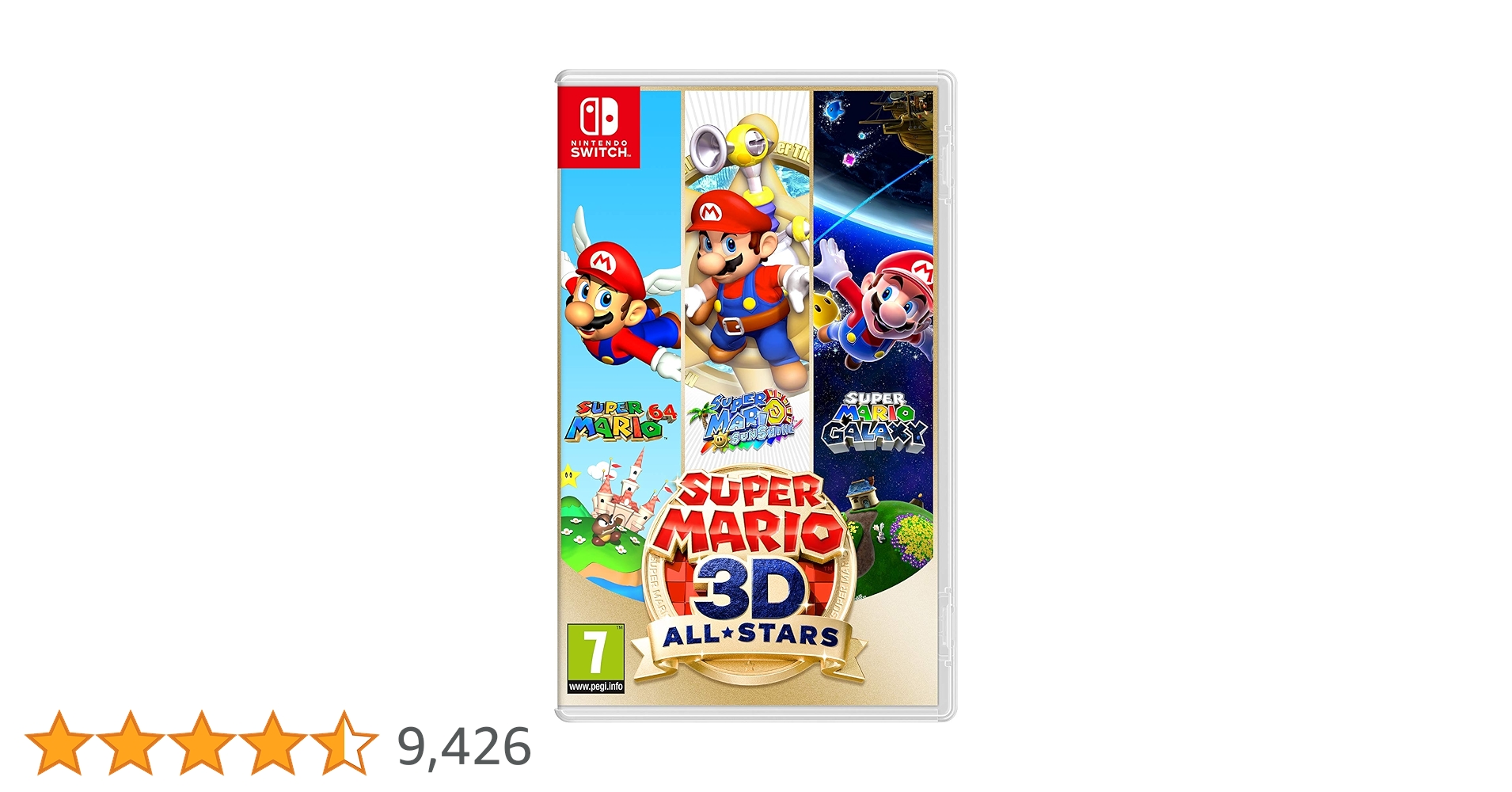 【美品】Super Mario 3D Collection Nintendo Switch Super Mario 3D Collection All Stars Sunshine