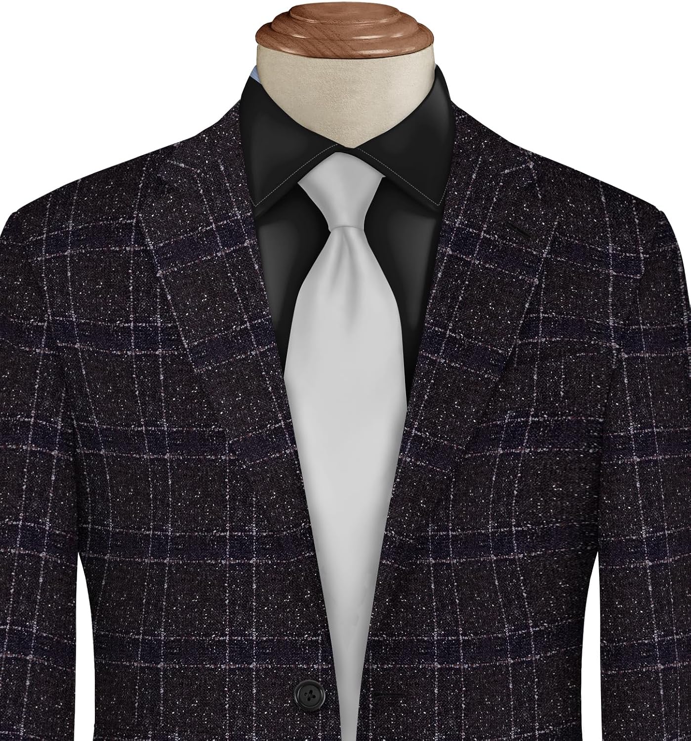 SEVENHEAD Solid Color Ties 3.15 Inch (8CM) for Men Pure Color Satin Neckties Formal Mens Ties Wedding Businesss