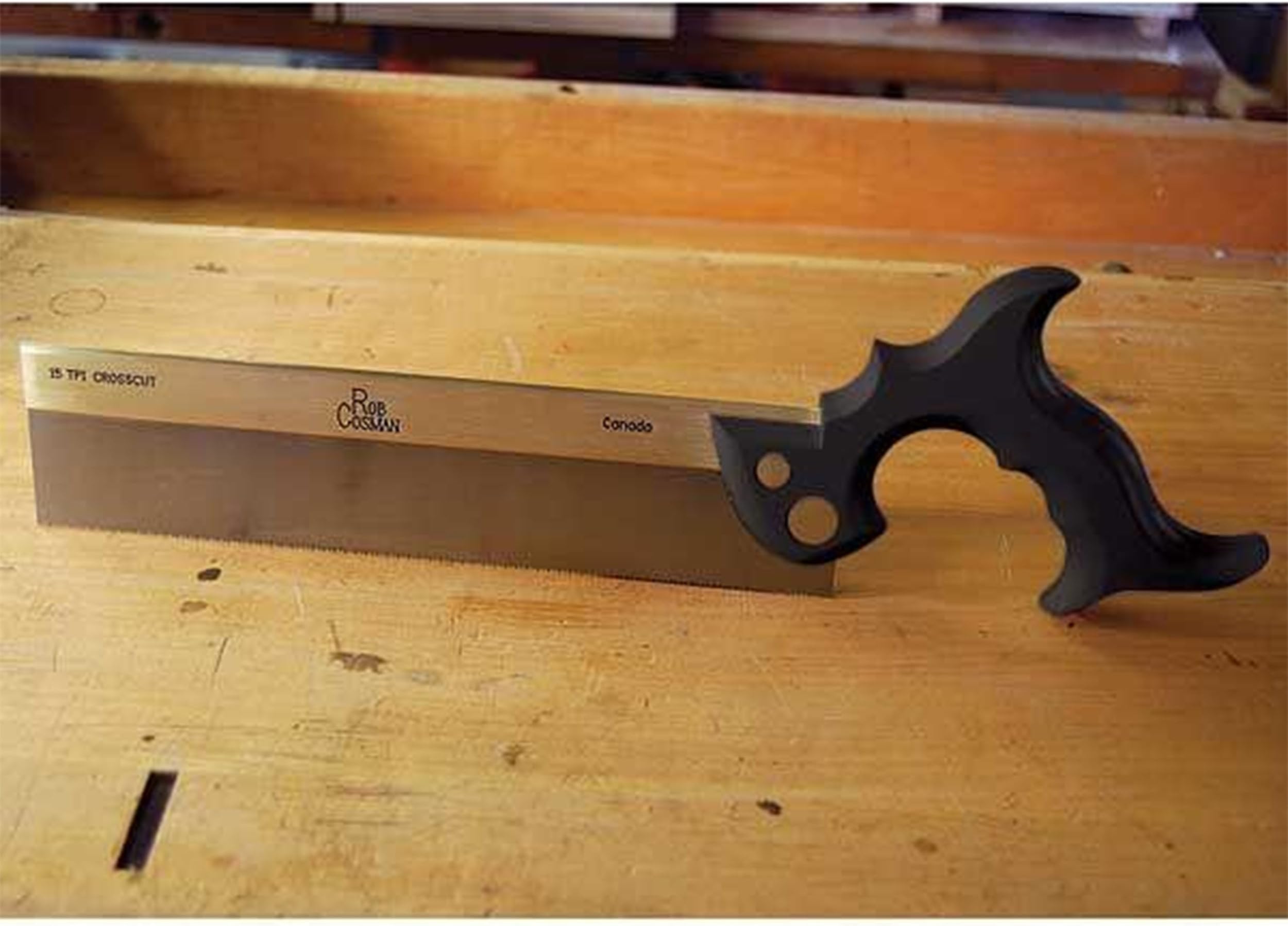 Rob Cosman's Professional Crosscut Joinery Saw Black Resin