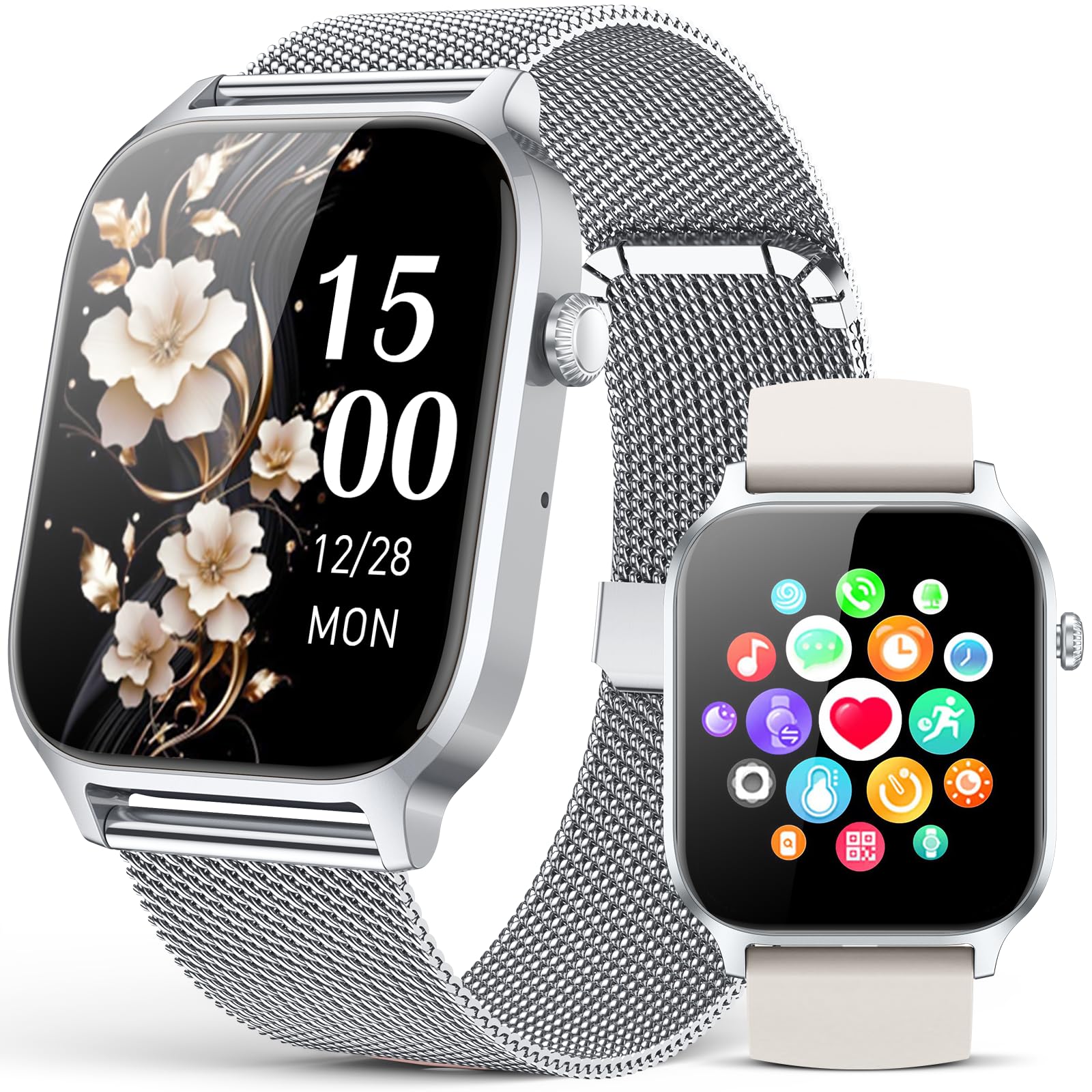 Smart Watches for Women (Calls/Reminders), 1.85" HD Smart Watch for Android Phones & iPho…