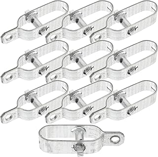 Yardwe Wire Tensioner Iron Steel Tighteners Wire Rope Tightener Steel Cable Tensioner Tool for Tensioning Cable Heavy Duty Tightener Steel Metal Wire Tensioner String Lights Silver 10pcs