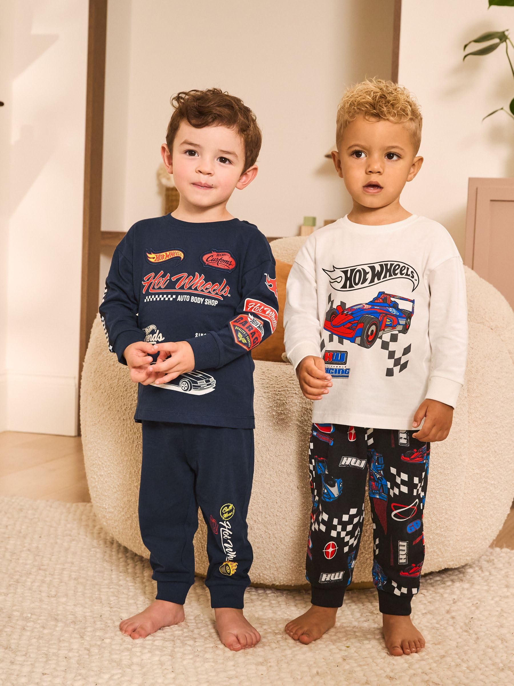 NEXT Jungen Kuschelige Schlafanzüge, 2er-Pack
