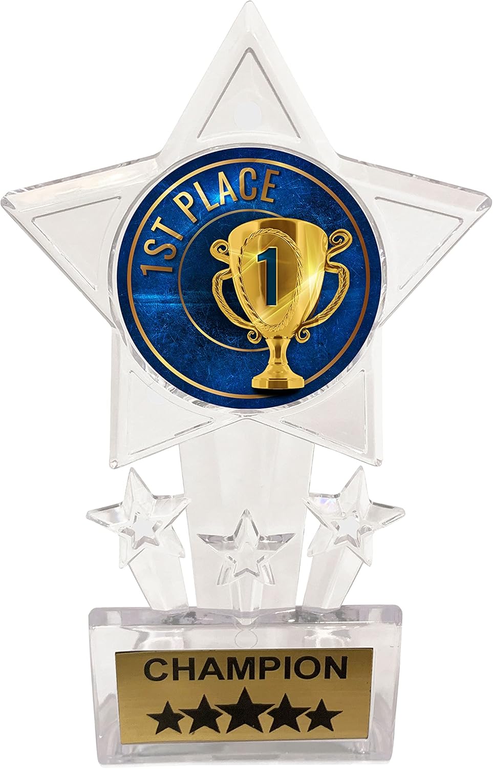 Express Medals 10 Pack Acrylic 1st Place Trophies Champion Awards Gift Prizes Trophy 10 PK EG1