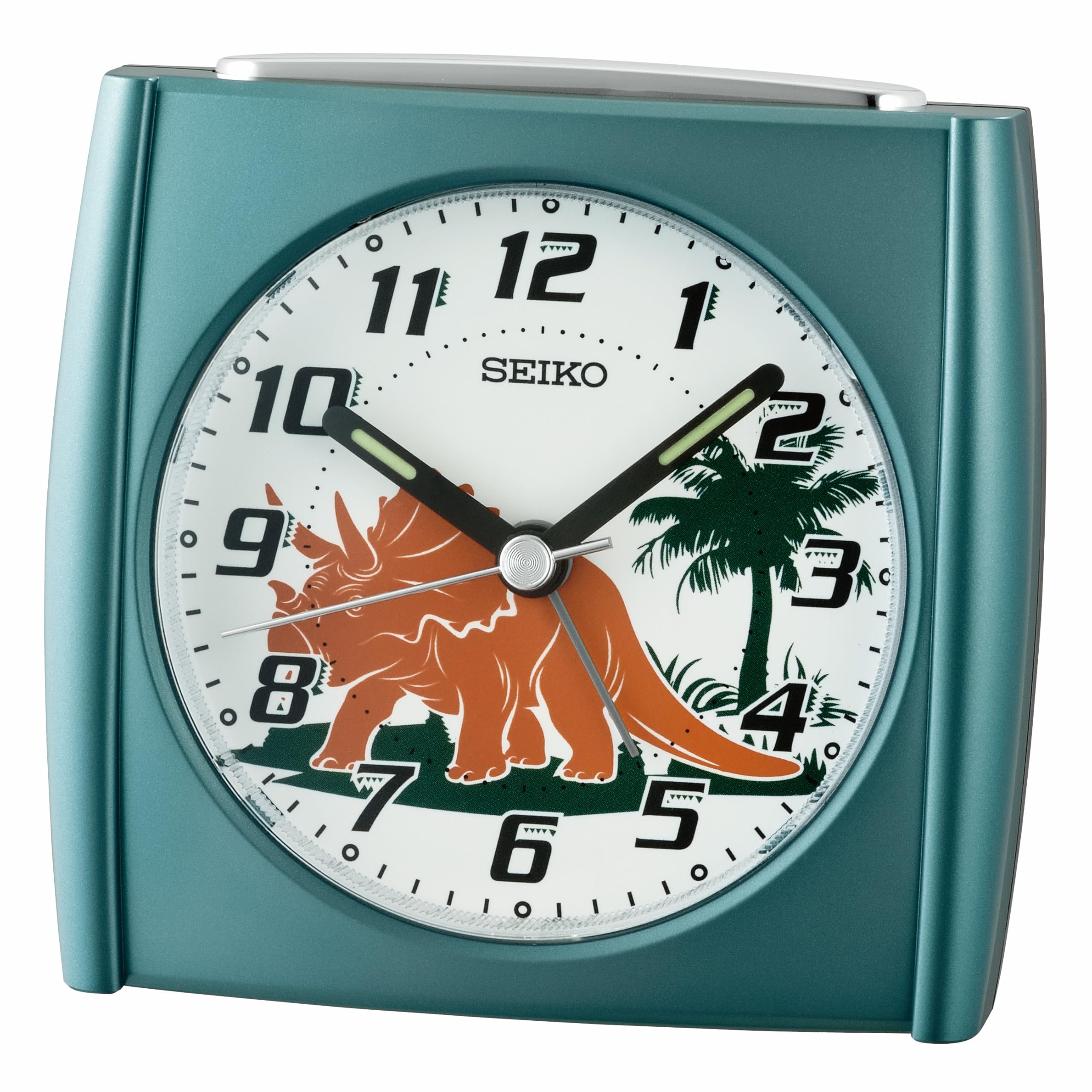 Reloj Despertador Seiko Clock, Color Verde
