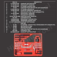 Vista 4 de Compatible con la herramienta de sincronización del motor de alineación del árbol de levas Ford Mazda 2.0 2.3